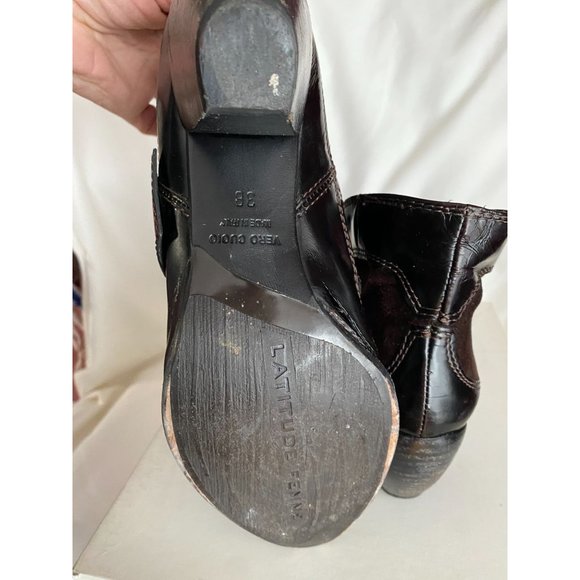 Latitude Femme boots Made in Italy with org box org $250 sz 8 - Picture 5 of 6